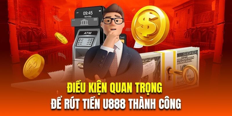 Những điều kiện cần đáp ứng khi thực hiện rút tiền U888